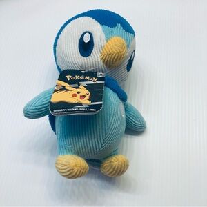 Piplup Corduroy Pokemon Select 8"‎ Blue Penguin Plush 2022 NEW